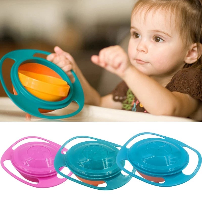 360° Spill-Proof Baby Gyro Bowl